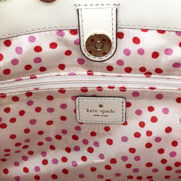 [Kate Spade] Martine Wellesley Cream Leather Bag - Picture 6 of 8
